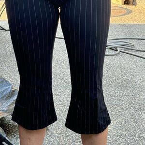 Lululemon pinstripe capri